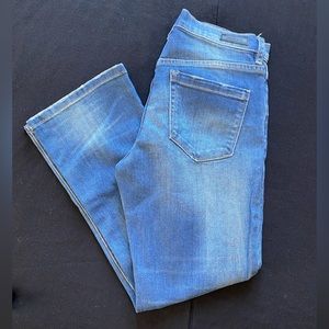 Blank NYC Distressed (on purpose) The Micro High Waisted Ankle Jeans! Size 27!